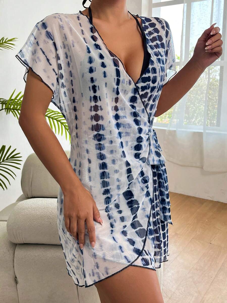Saída de Praia Tie-Dye Ocean Breeze