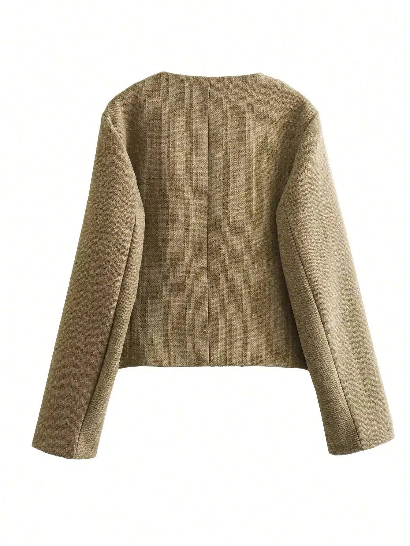 Jaqueta Bomber Feminina Curta Elegante