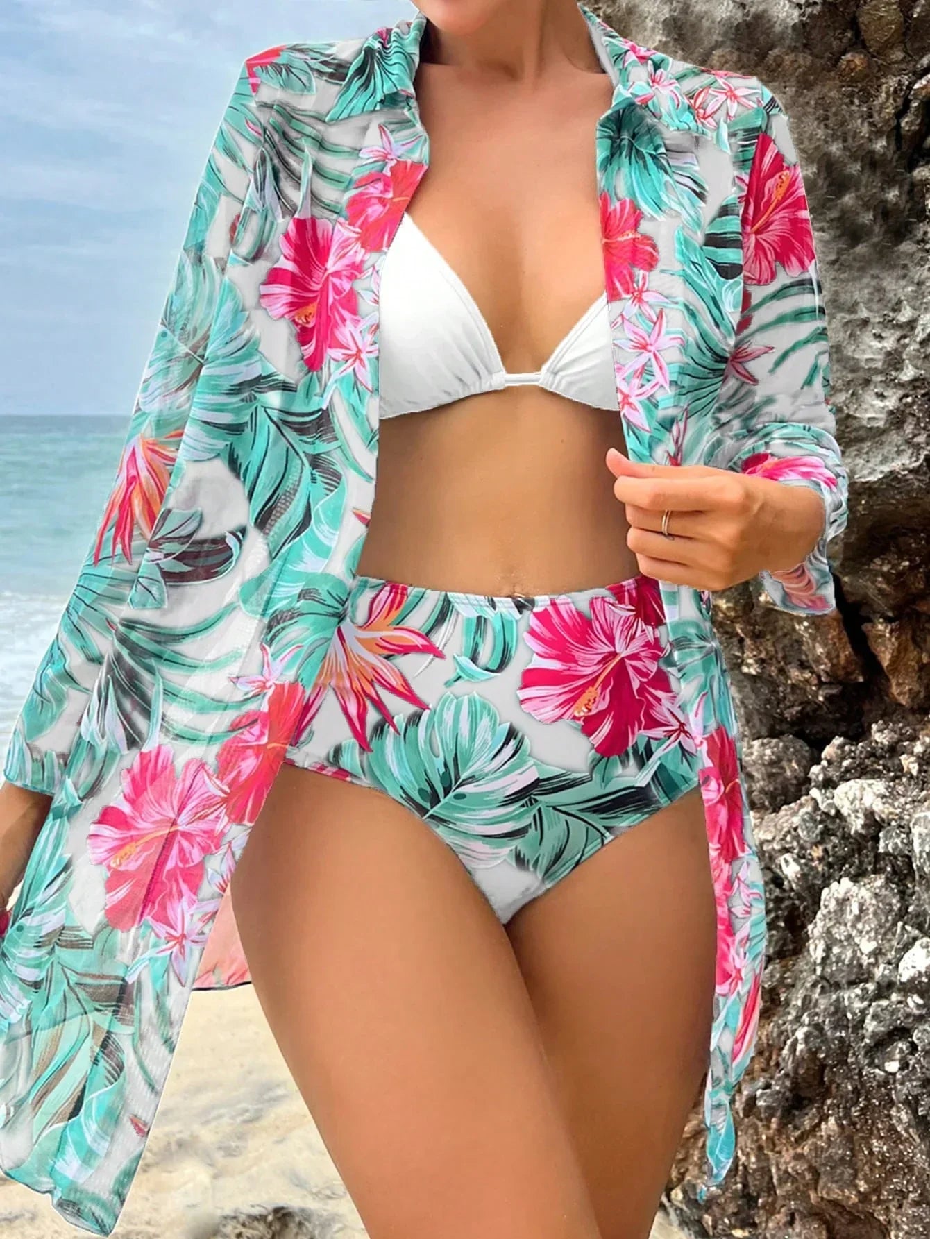 Conjunto Biquíni Luna 3 Peças