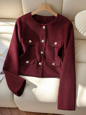 Jaqueta Bomber Feminina Curta Elegante