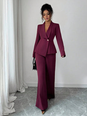 Conjunto Alfaiataria Feminino Social Blazer e Calça