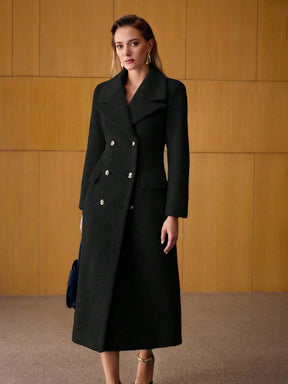 Sobretudo Feminino Inverno Lã Batida Forrado
