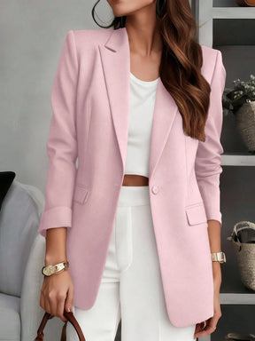 Blazer Feminino de Alfaiataria Forrado