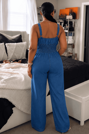 Macacão Siena – Pantalona com Alças Ajustáveis