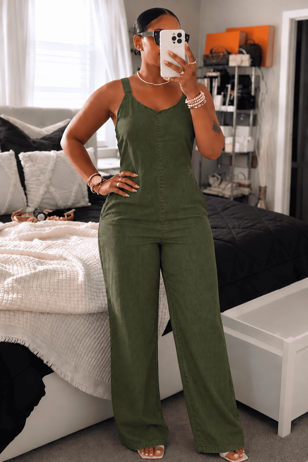Macacão Siena – Pantalona com Alças Ajustáveis