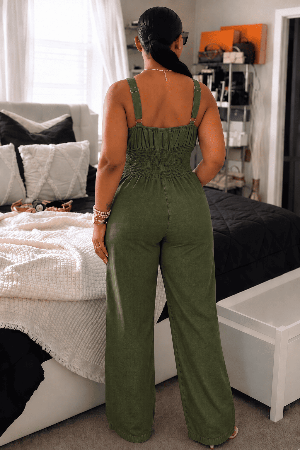 Macacão Siena – Pantalona com Alças Ajustáveis