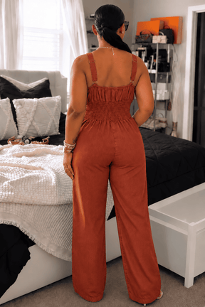 Macacão Siena – Pantalona com Alças Ajustáveis