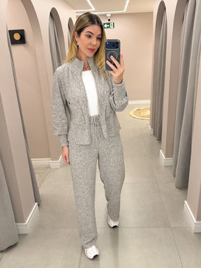 Conjunto Tais® em Tricô Mousse – Elegância e Conforto