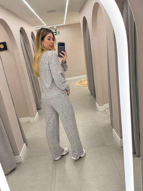 Conjunto Tais® em Tricô Mousse – Elegância e Conforto