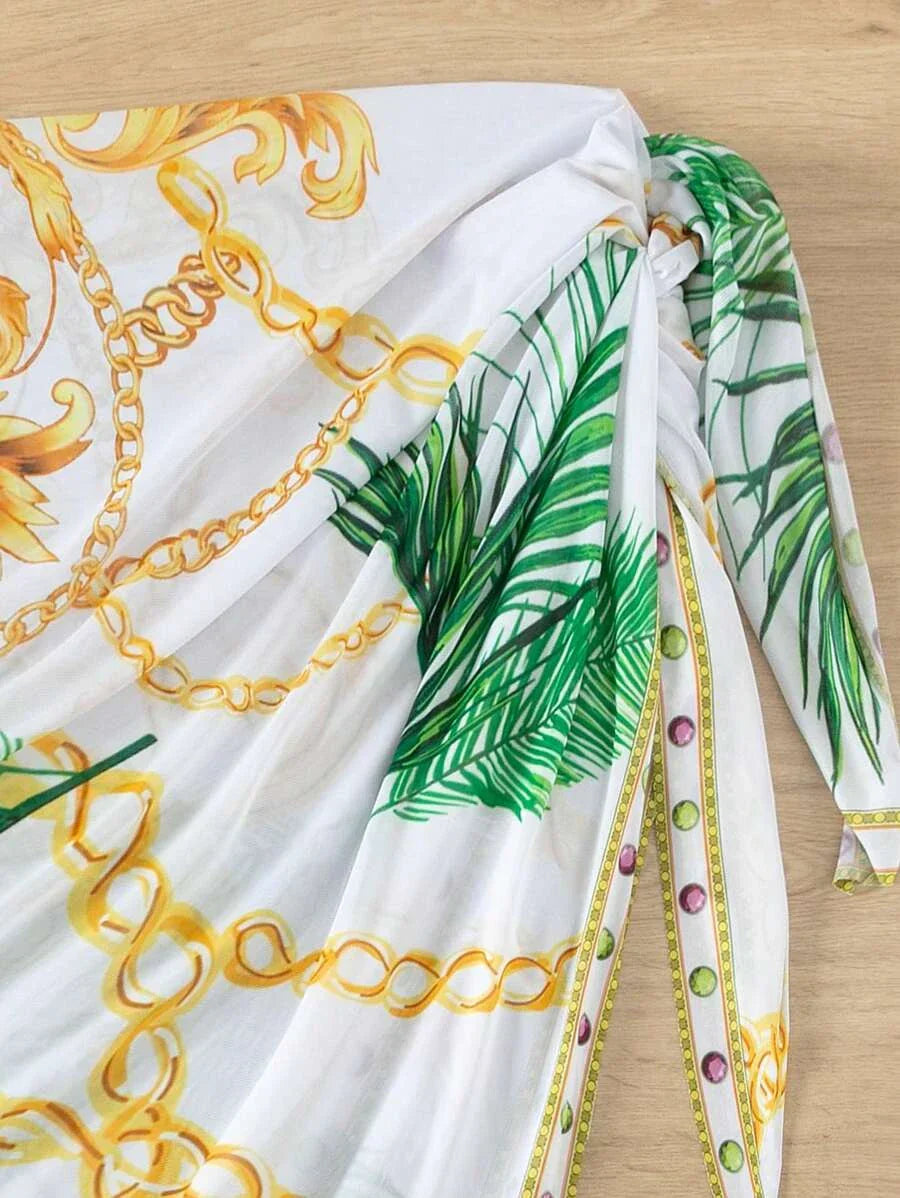 Conjunto Maiô com Saída Glamm